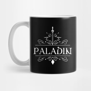 Paladin Character Class TRPG Tabletop RPG Gaming Addict Mug